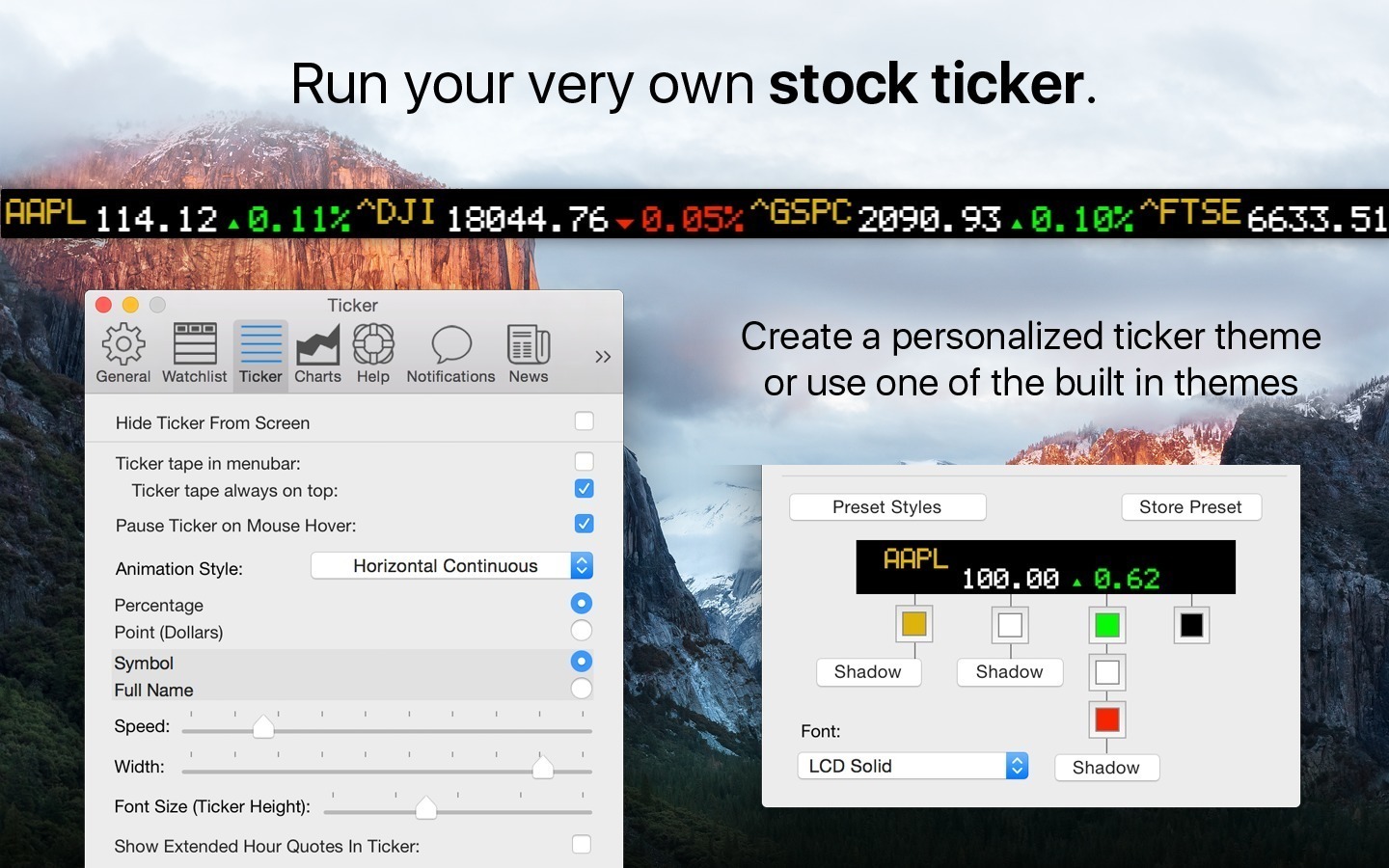 best free stock ticker for mac